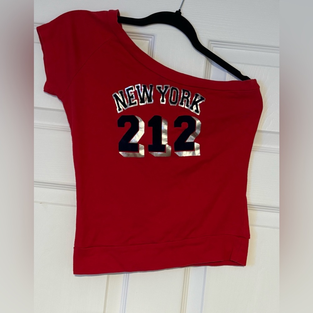 New York One Shoulder Top